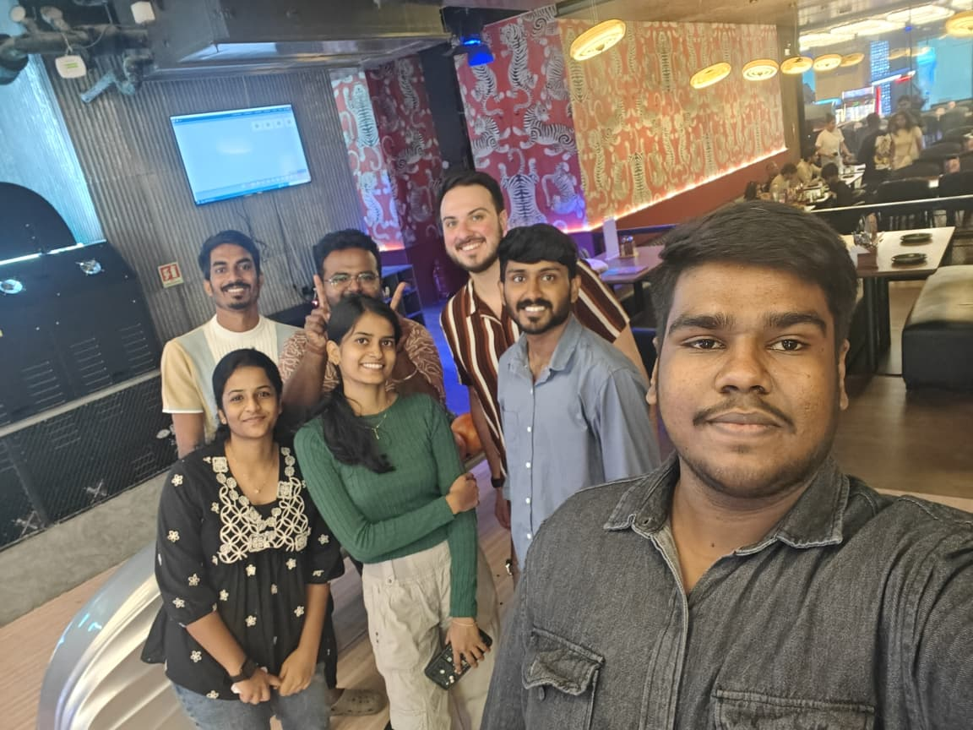 The FortisureIT India team out together over the holiday